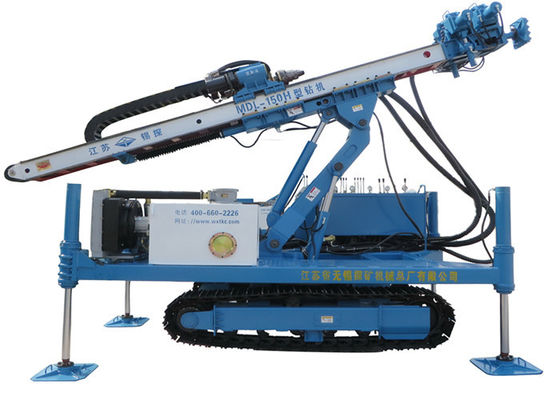 Rotary System Drilling Rig Construction , Hydraulic Crawler Drilling Machine MDL - 150H