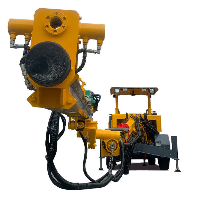 Φ43mm- Φ89mm Pengeboran Diameter Tunneling Jumbos untuk 0-12m Lubuk Lubuk Bor dan ≤15% Kemampuan Mendaki