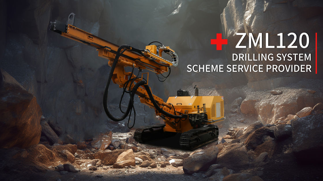 Teknologi Pertambangan Jenis Crawler Multifunctional Rock Drill Rig Untuk Penggalian Tunnel Konstruksi